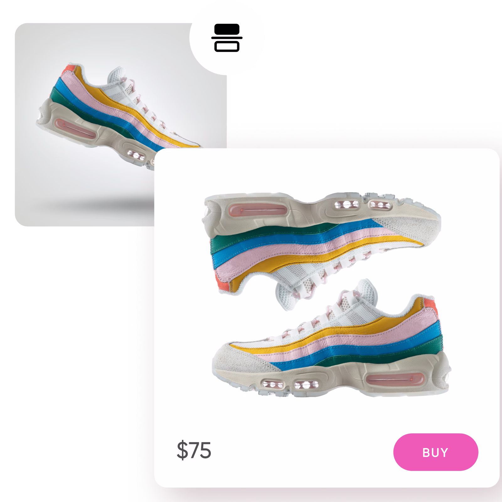 พลิกสนีกเกอร์สำหรับรายการสินค้า