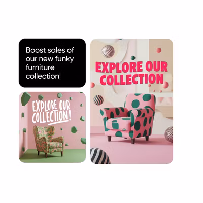 Business professional creating marketing visuals with Picsart