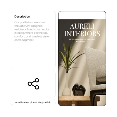 Design portfolio website