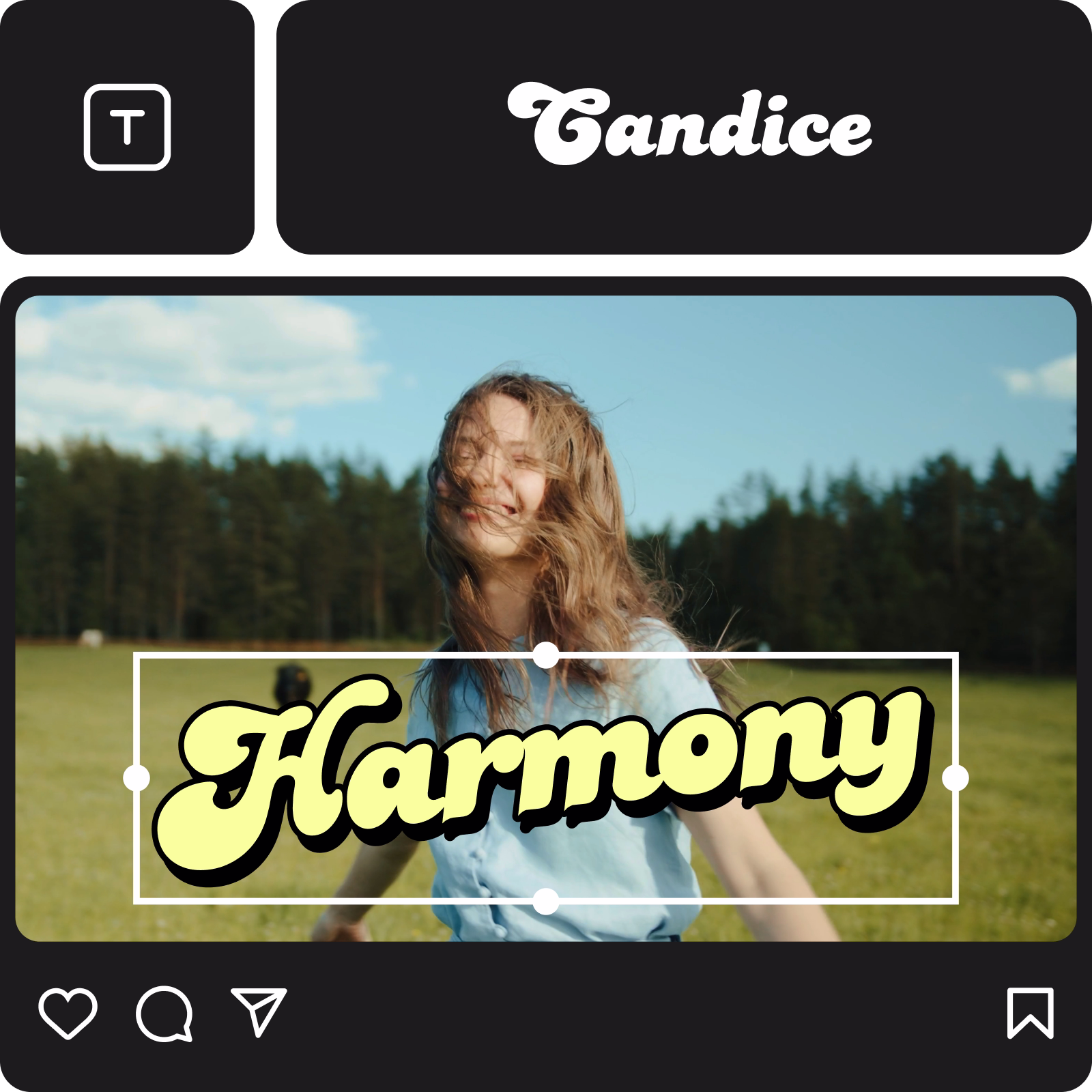 add text to video for social media
