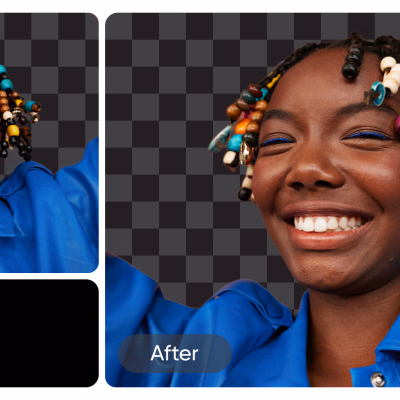 Portrait image with transparent background 1