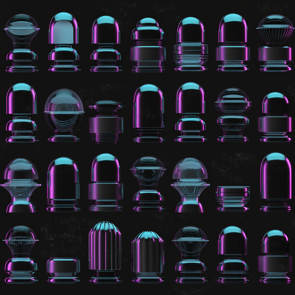 Product catalog generated with Recraft V4