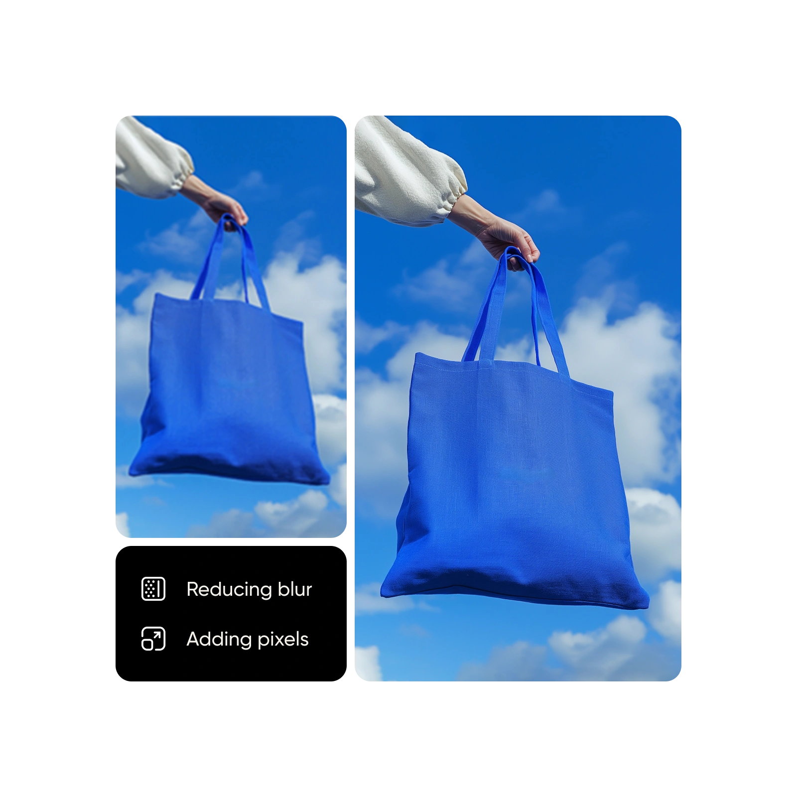 eliminate pixelation from image