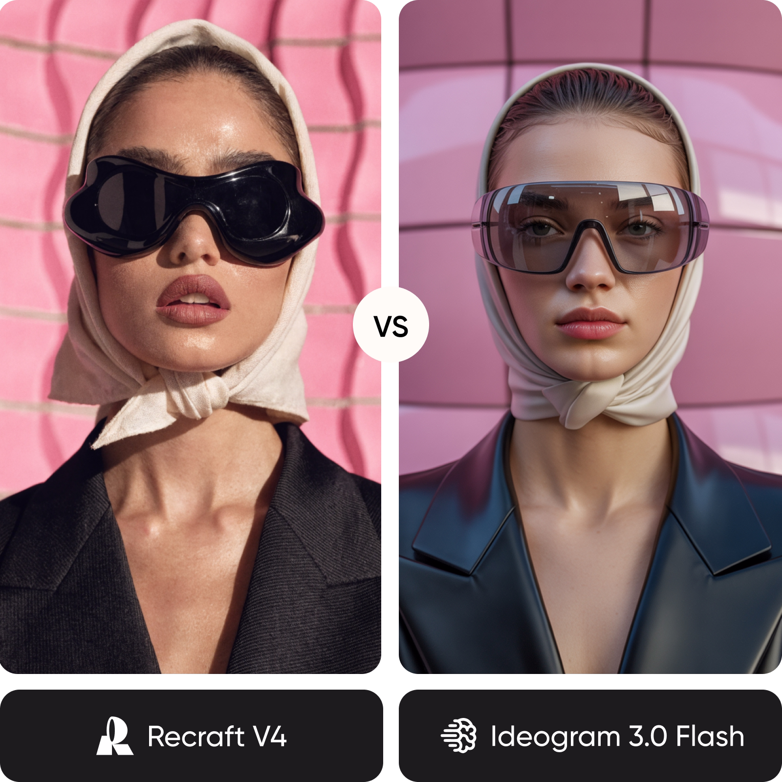 Recraft V4 vs Ideogram 3.0 Flash AI image model comparison