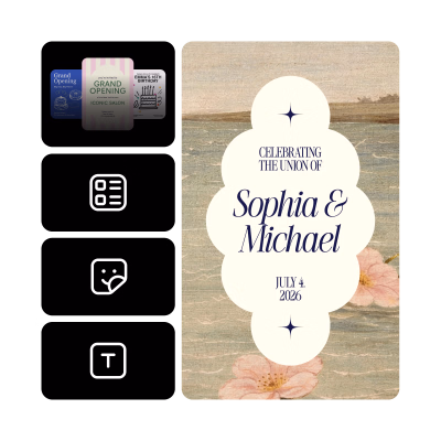 مختلف دعوت ناموں کے سانچے منتخب کریں