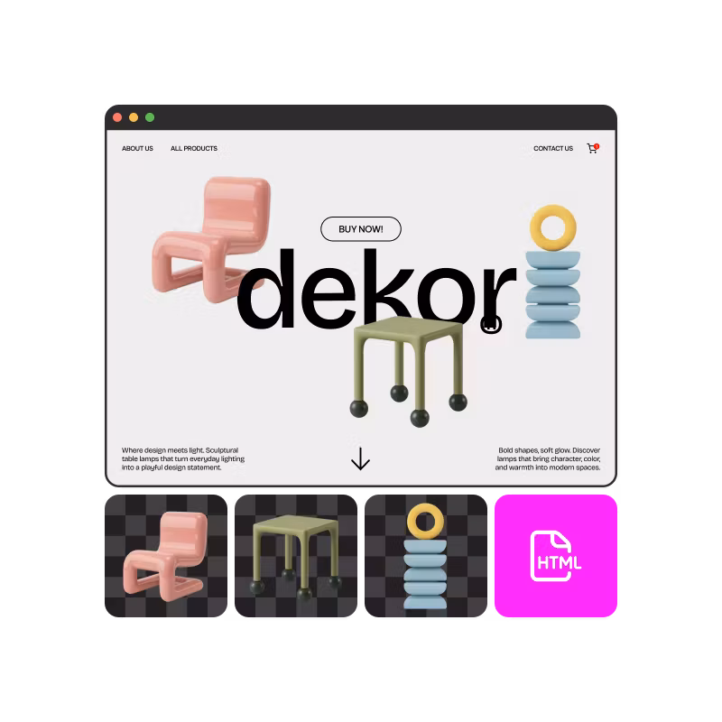 What means html export