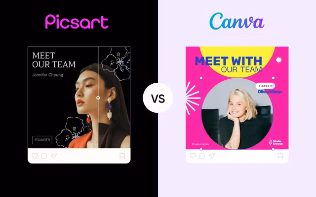 Picsart vs canva