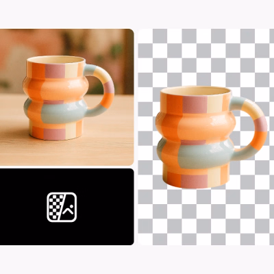 Picsart's background remover