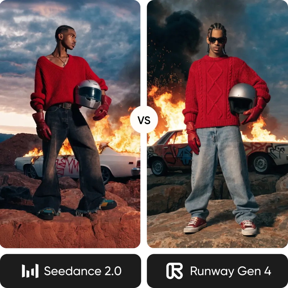 Seedance 2.0 vs Runway Gen 4 AI video model comparison