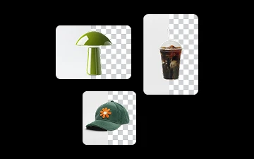 PNG and transparent background support