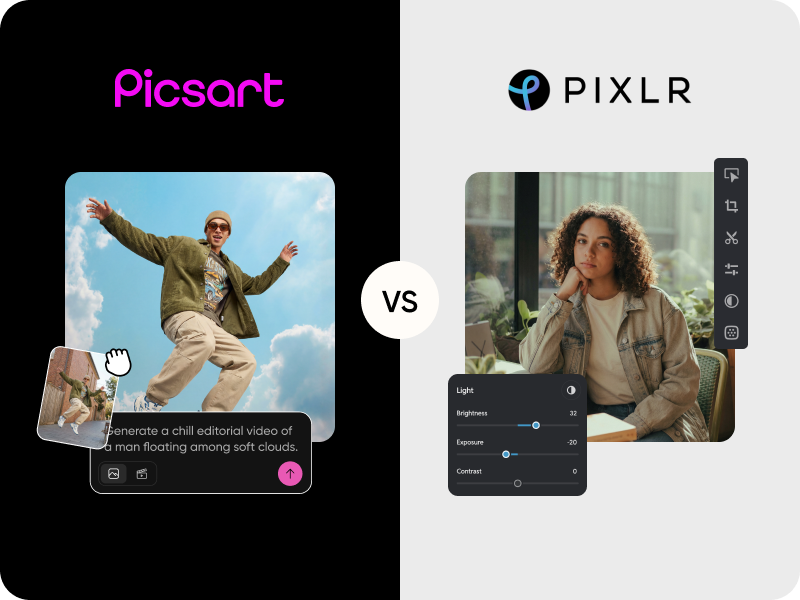 Picsart vs pixlr
