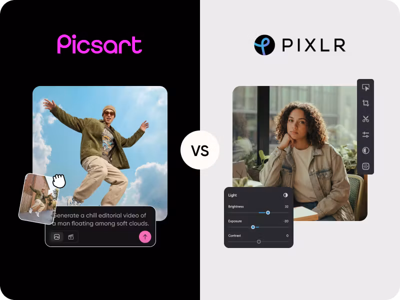 Picsart vs pixlr