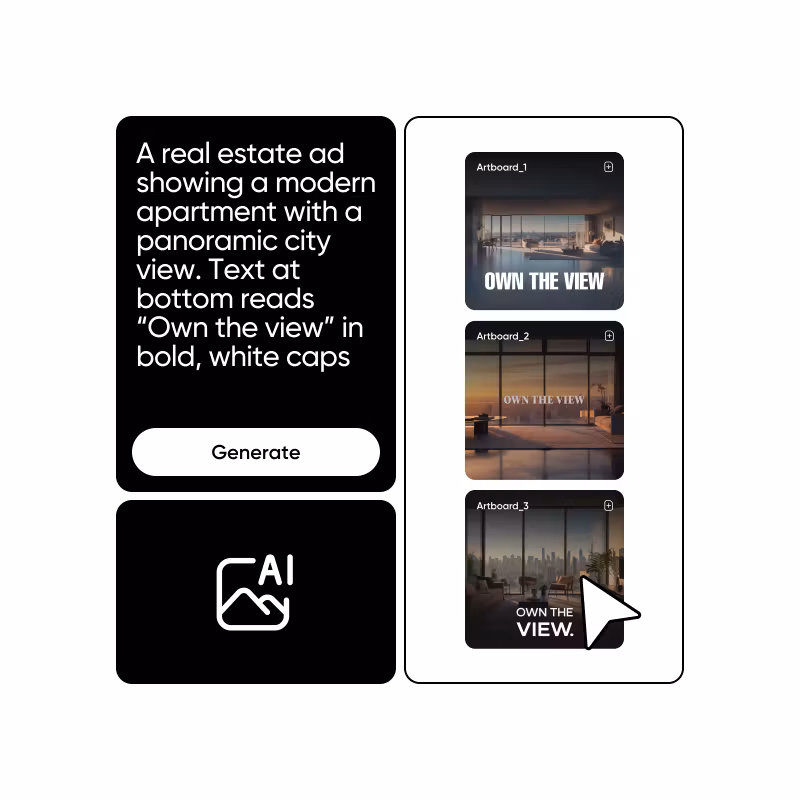 Design templates on storyboarding tool