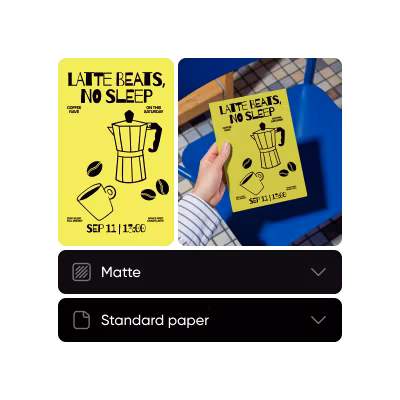 Design and print in an instant