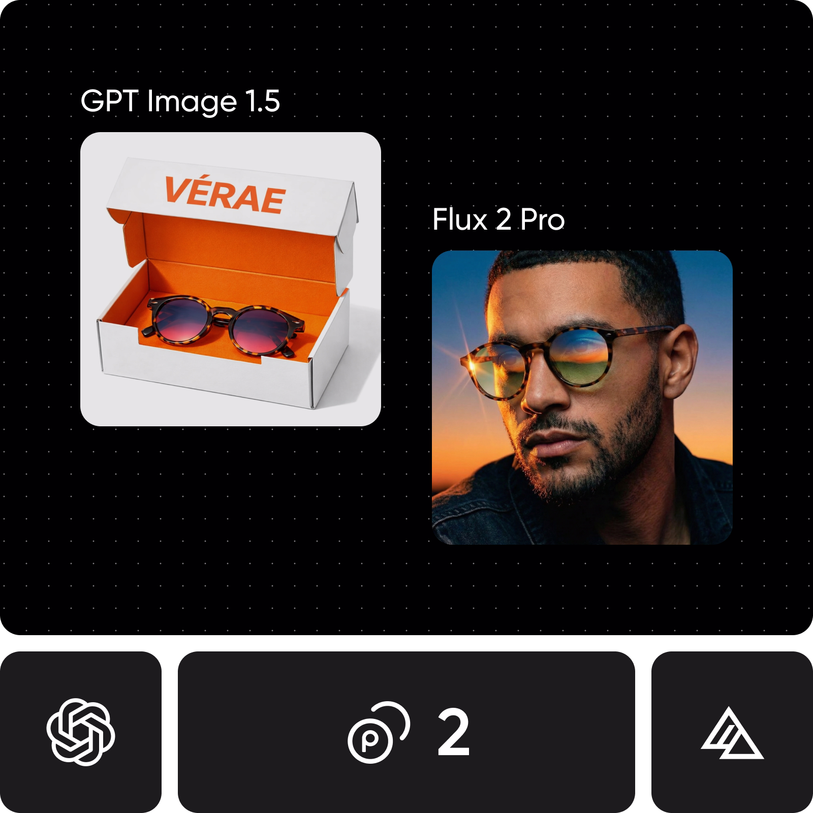 Choose GPT Image 1.5 or Flux 2 Pro