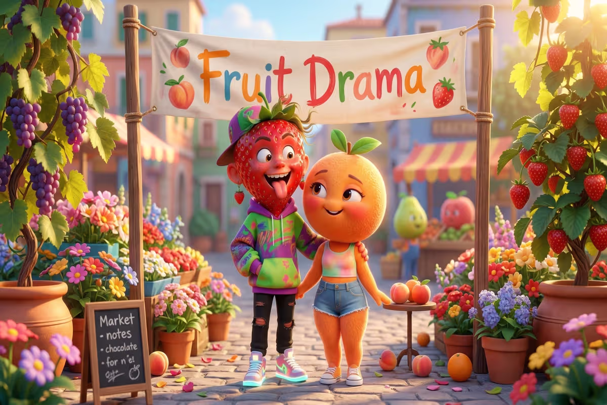 Create viral AI fruit stories with Picsart Persona preview