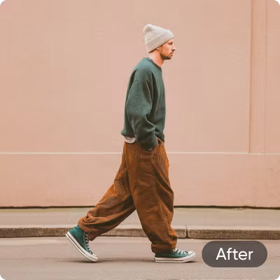 before change