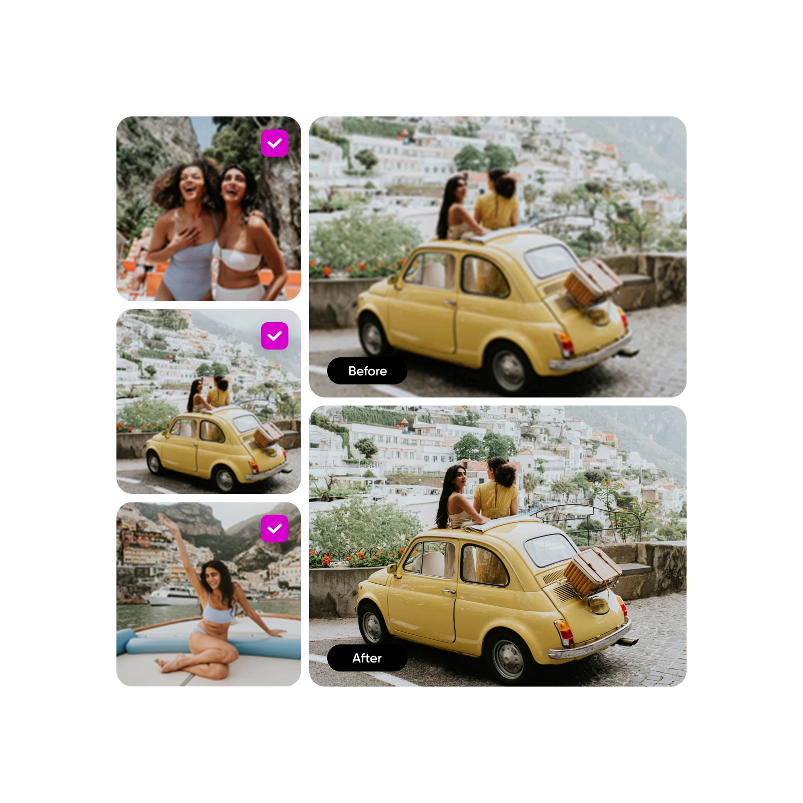 Upscale images in batches