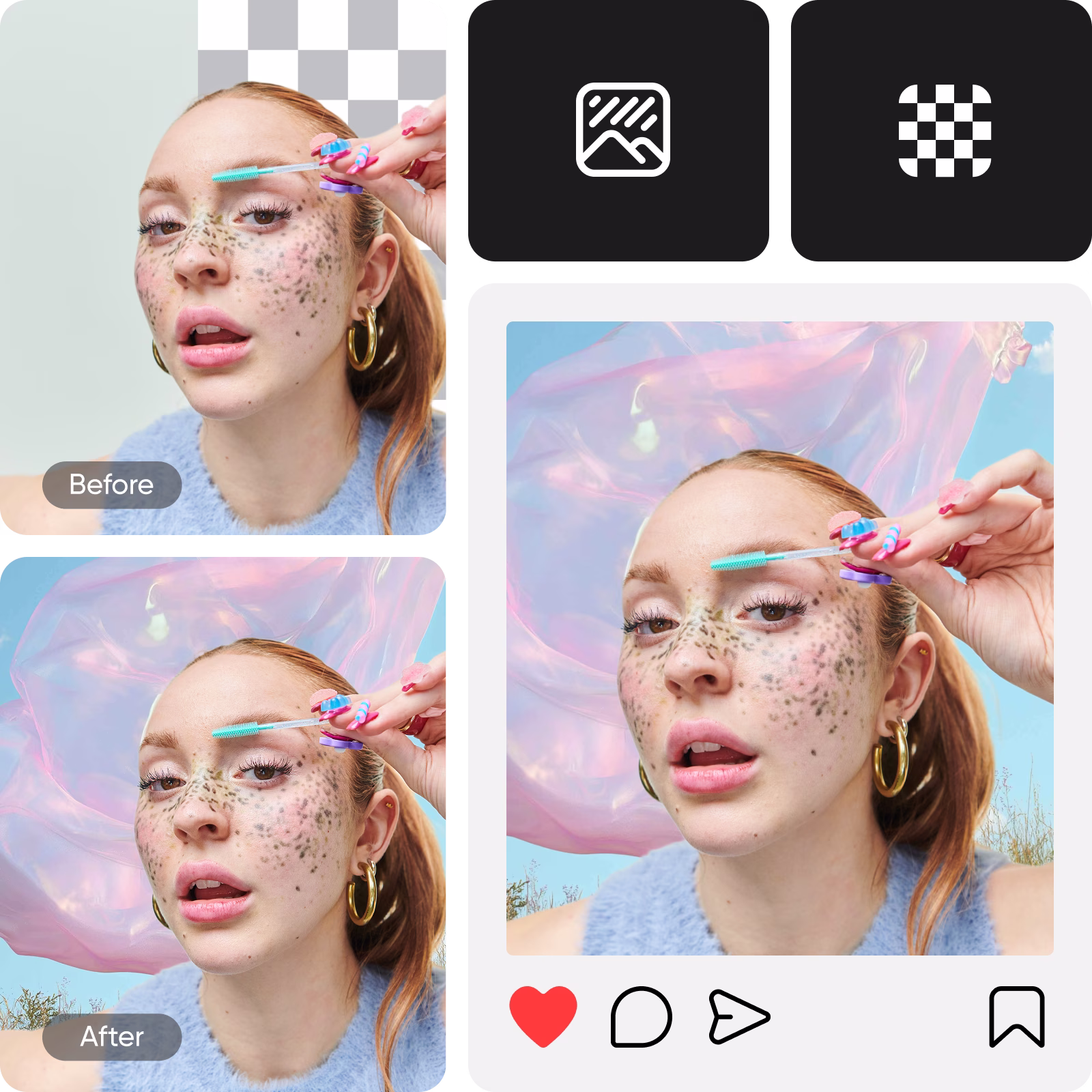 a library of various background designs