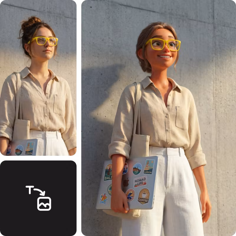 turn photos into cartoon characters