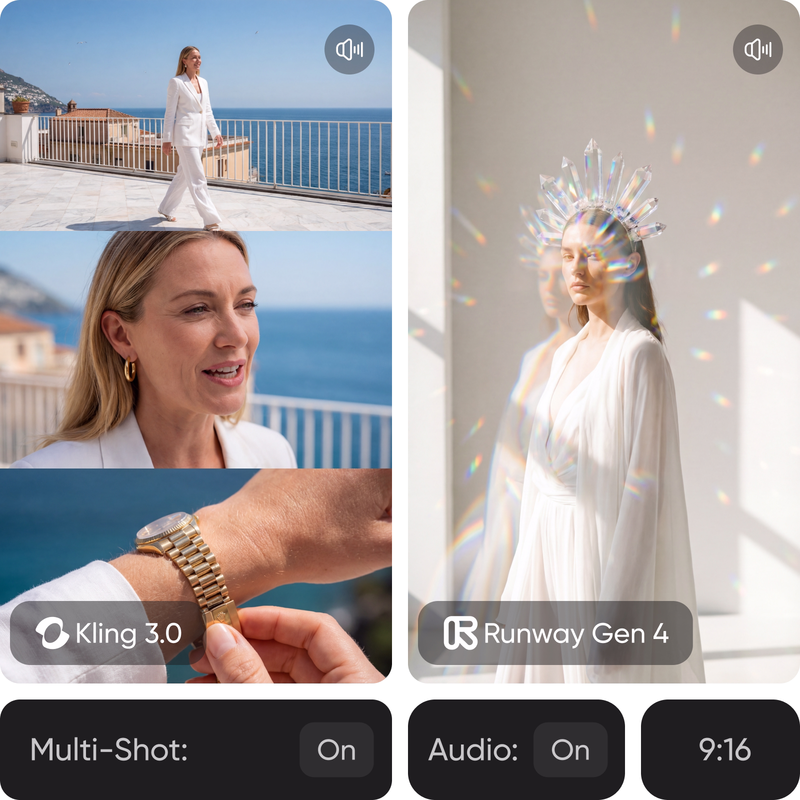Audio and creative control features comparison