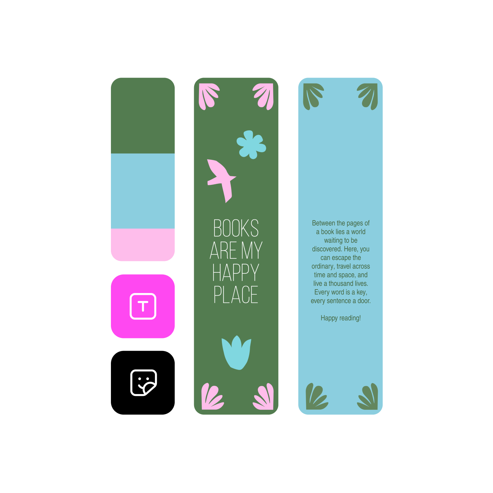 Personalized bookmark design tools