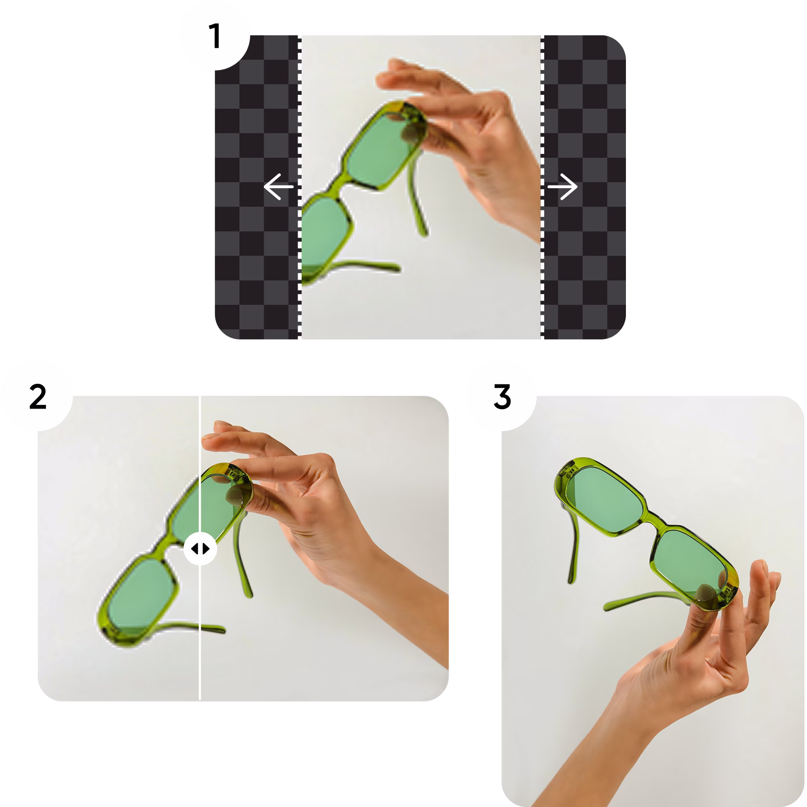 พลิก ตัด หรือปรับขนาดภาพออนไลน์