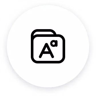 视频文字自定义图标