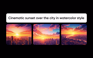 Generate AI videos from a prompt