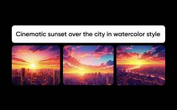 Generate AI videos from a prompt