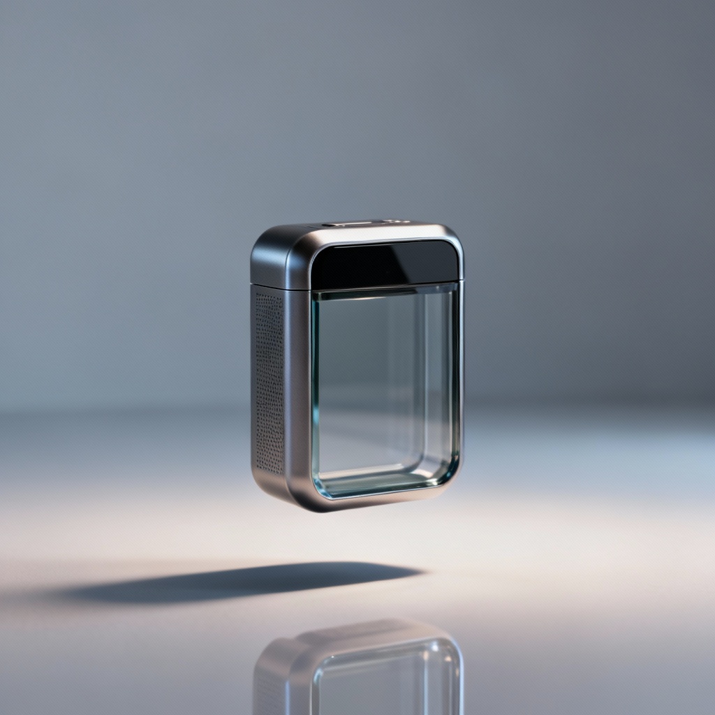 E-commerce product hero — floating premium