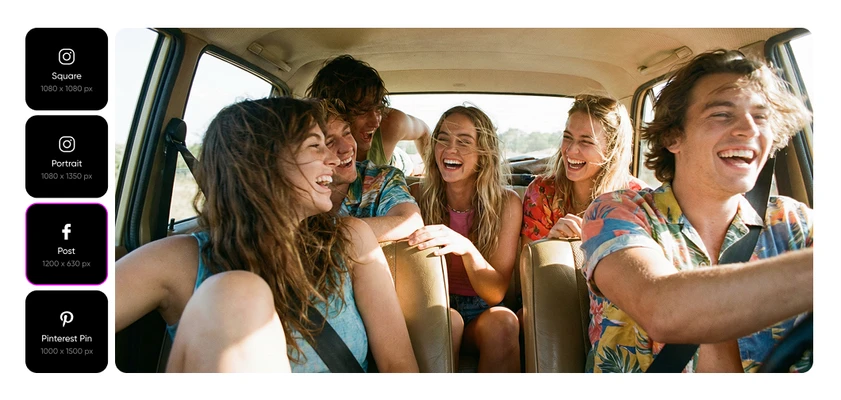 resize image for social media