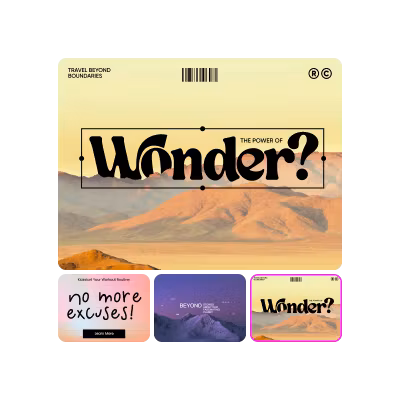 create banners with ready-made templates