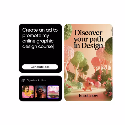 Solopreneur creating professional brand visuals with Picsart